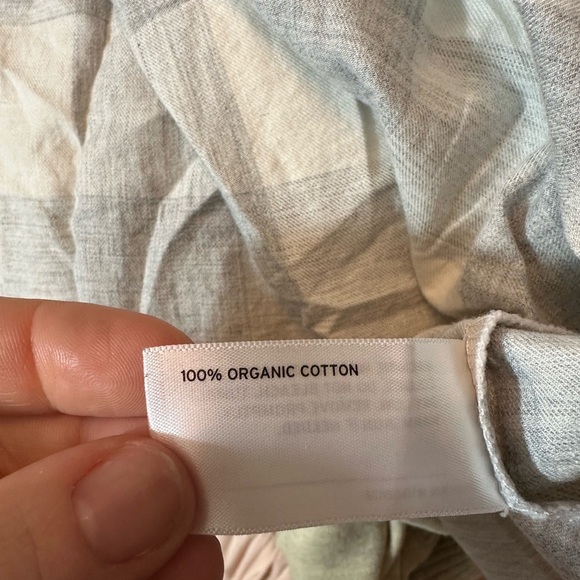 Duluth Organic Printmaker Shirt Gray Checker Button Front Relaxed Fit Sz L #1576 - Picture 9 of 10